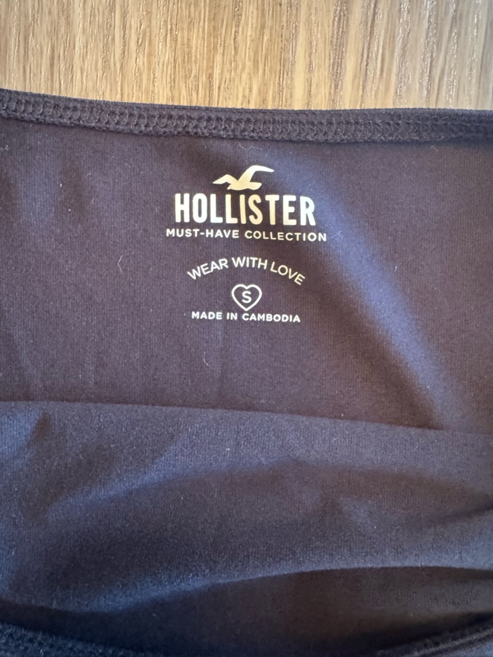 Hollister Black Long Sleeve Square-Neck Bodysuit - Picture 5 of 7